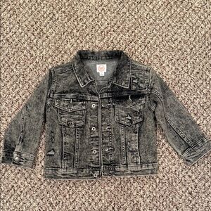 NWOT Kids Black Denim Jacket